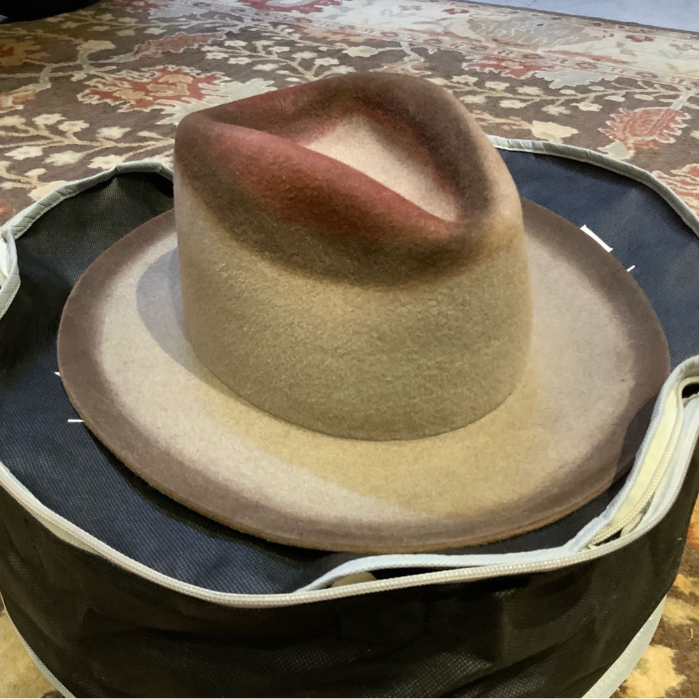 Classic Two-Tone Fedora Hat